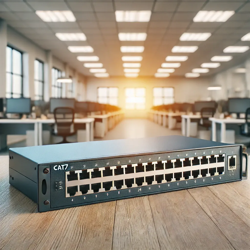 CAT7 Full 24 Port Patch Panel