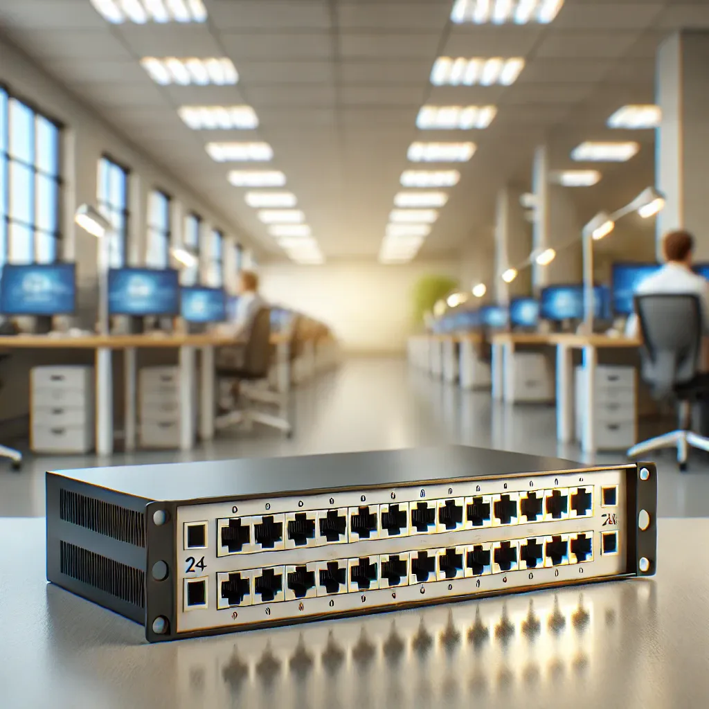 CAT7 Modüler 24 Port Patch Panel