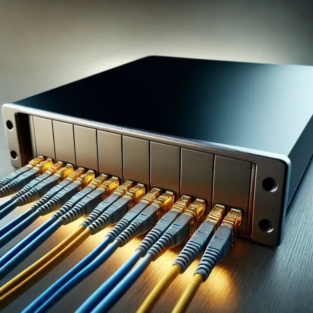 24 Port FC Dublex Fiber Optik Patch Panel