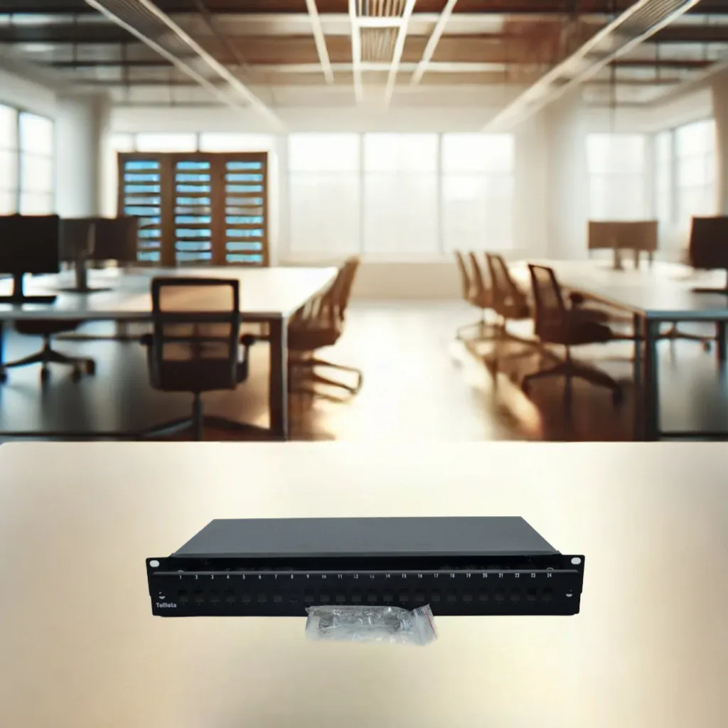 24 Port LC Fiber Optik Dublex Patch Panel