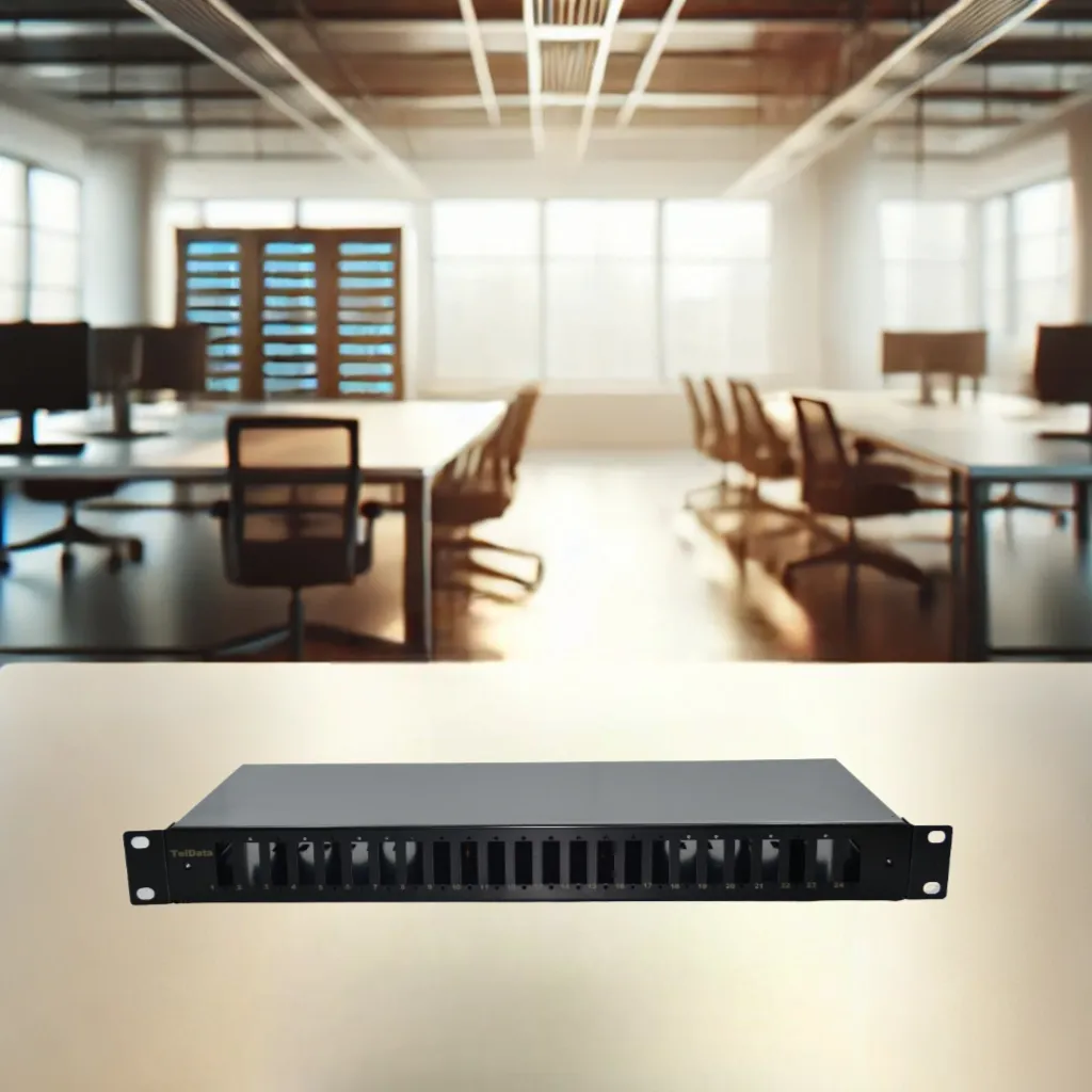 24 Port SC Fiber Optik Patch Panel, Dublex